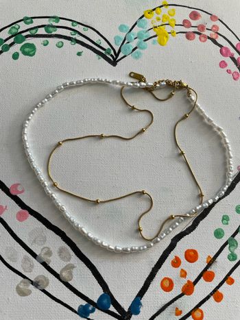 Collier double hypoallergenique