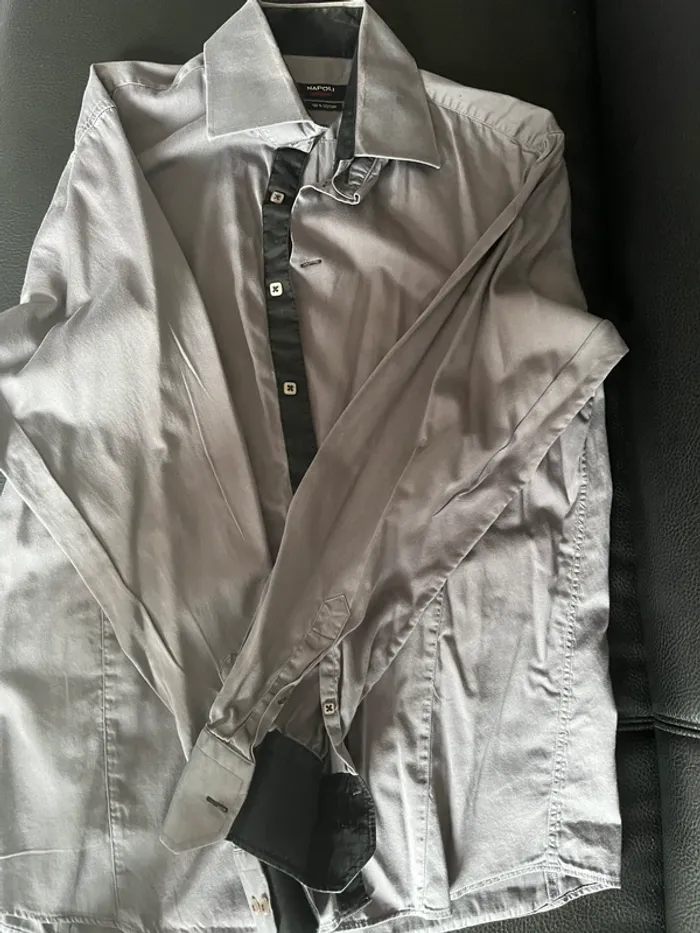 Chemise homme XXL manches longues Napoli - photo numéro 2