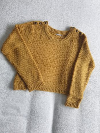 Pull femme 46/48 moutarde