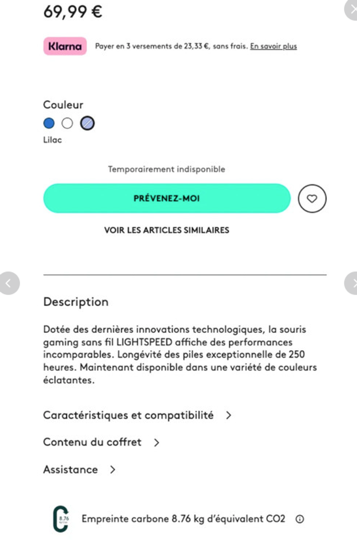 AccueilÉlectroniqueOrdinateurs et accessoiresSourisLogitech Souris (21) articles disponibles Lampe d - photo numéro 10