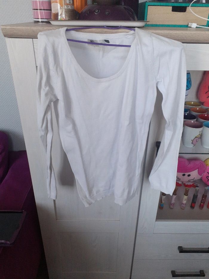 Pull blanc
