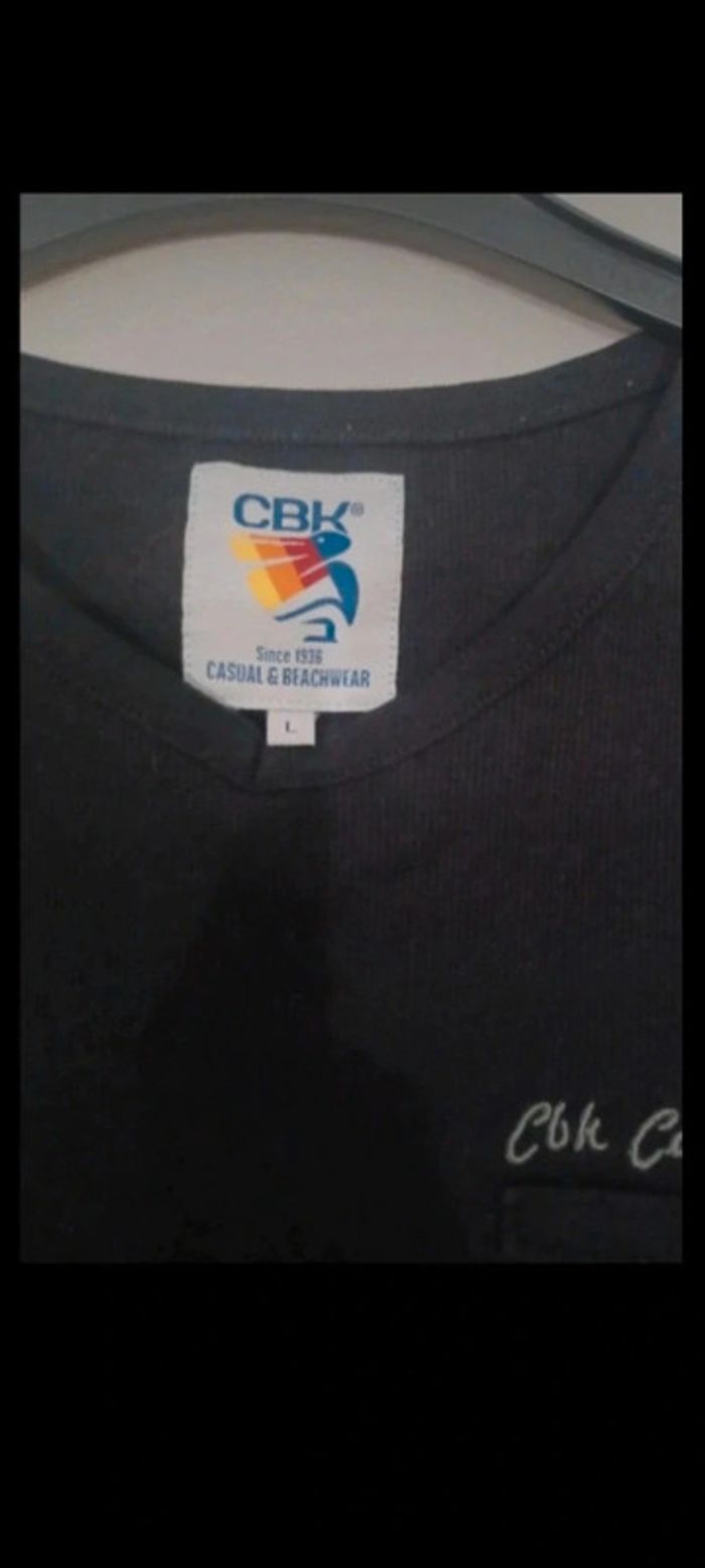 Tee shirt homme neuf Taille L Noir cbk - photo numéro 3