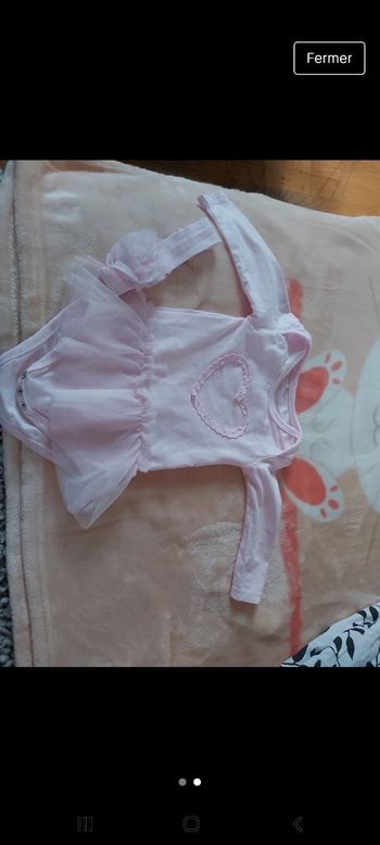 Body taille 1mois 56cm zeeman