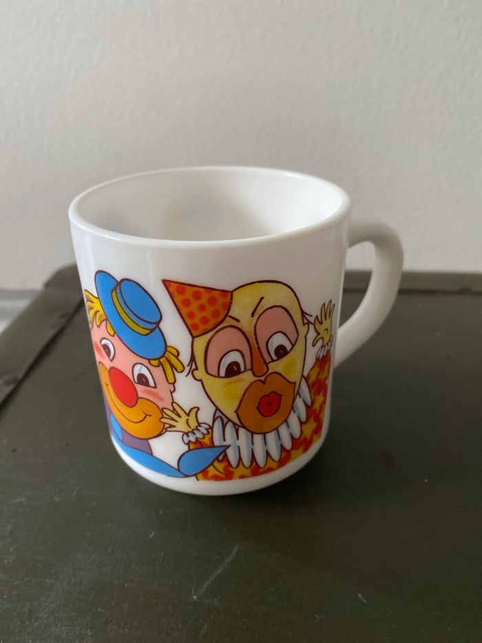 Mug arcopal vintage  clown