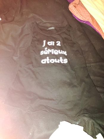 Débardeur noir Kiabi XL