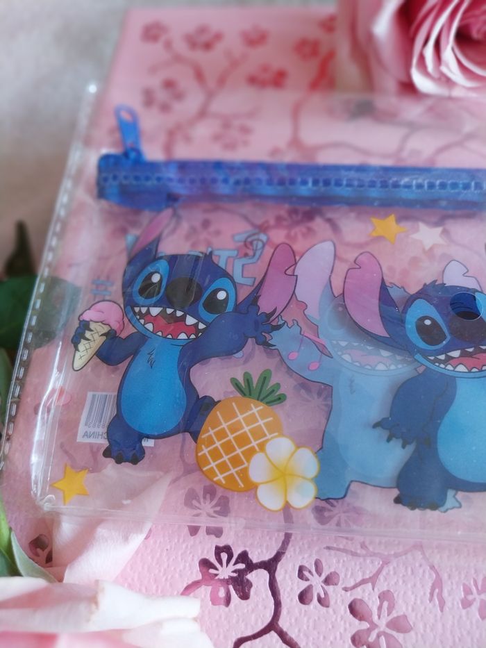 Trousse stitch bleu
