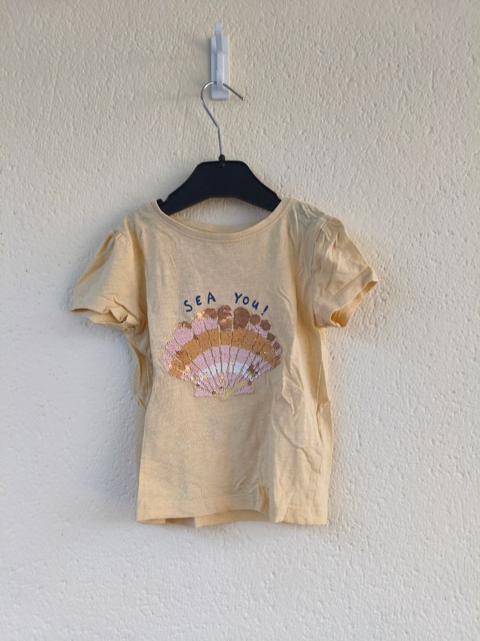 Tee-shirt jaune - 3 ans - TAO - photo numéro 1