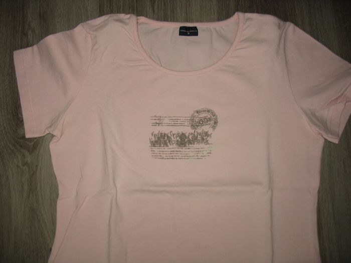TEE SHIRT MC ROSE CLAIR "TERRE DE MARINS" - TAILLE 3 - n°06 - photo numéro 2