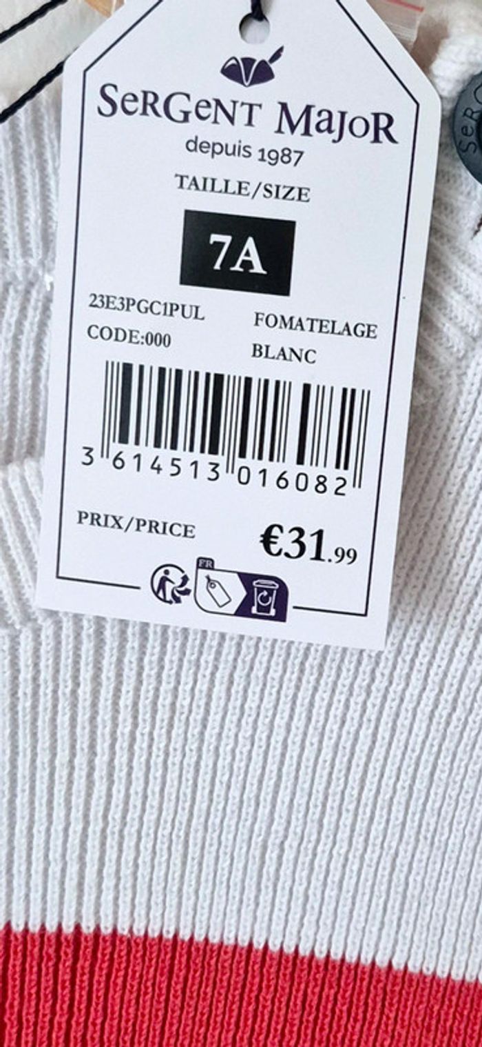 Pull Sergent Major 7 ans Garçon - photo numéro 2