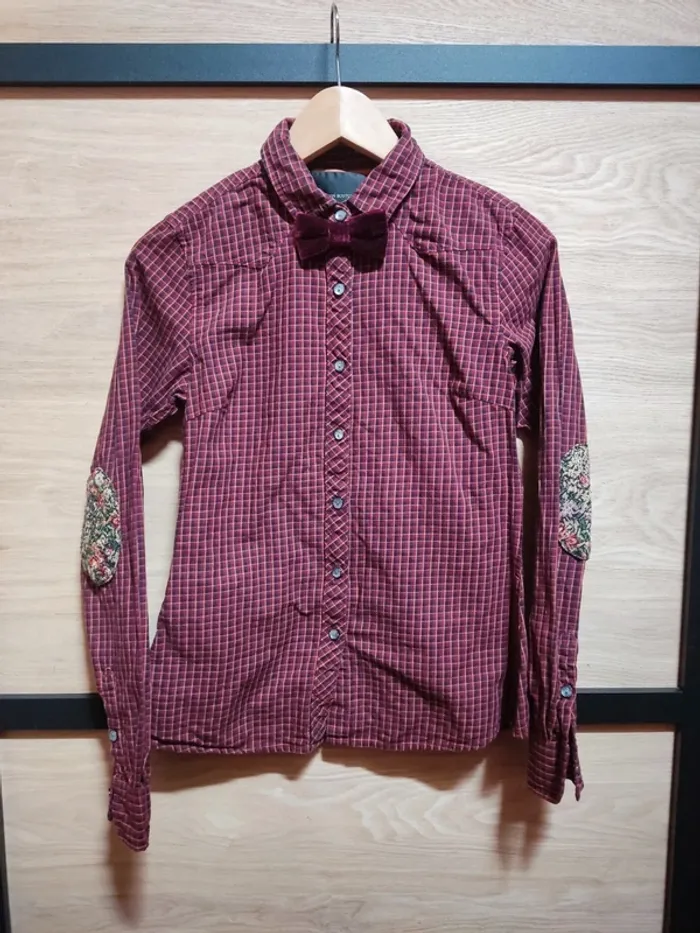 Chemise Scotch and Soda bordeaux