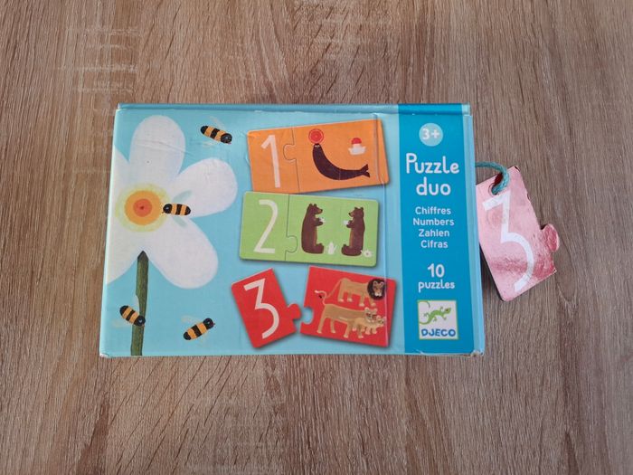 Puzzle duo Djeco chiffres