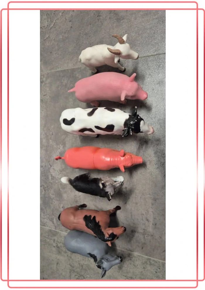 Lot gros animaux de la ferme - photo numéro 2