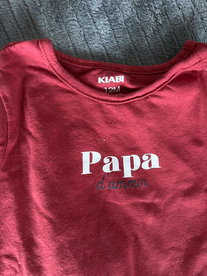 Lot de 2 tee shirts manches longues Kiabi 12 mois - photo numéro 3