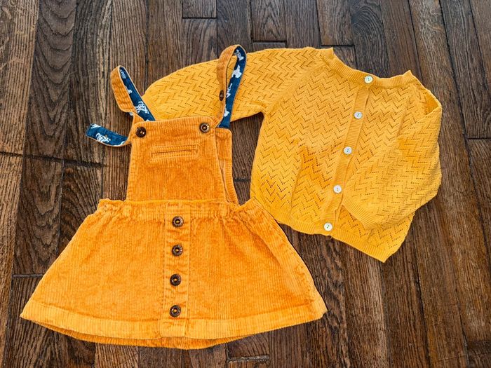 Robe et gilet noukie’s 6 mois