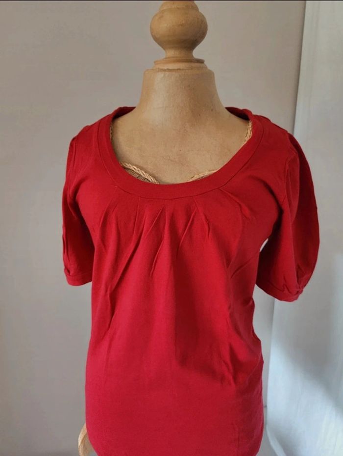 Tee-shirt rouge - photo numéro 2