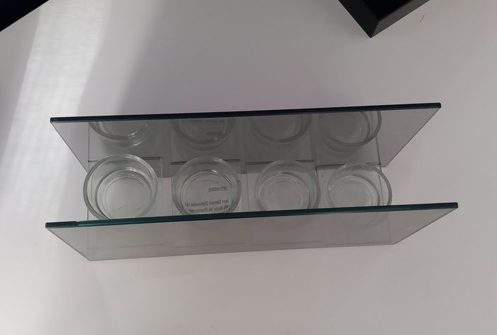 photophore 4 bougeoirs en verre - photo numéro 2