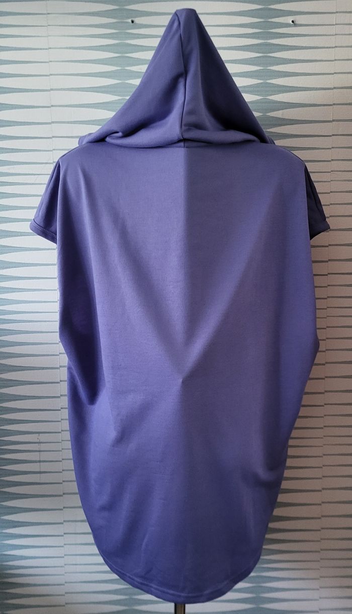 Tee-shirt sans manche et à capuche violet taille XL Shein en excellent état - photo numéro 8
