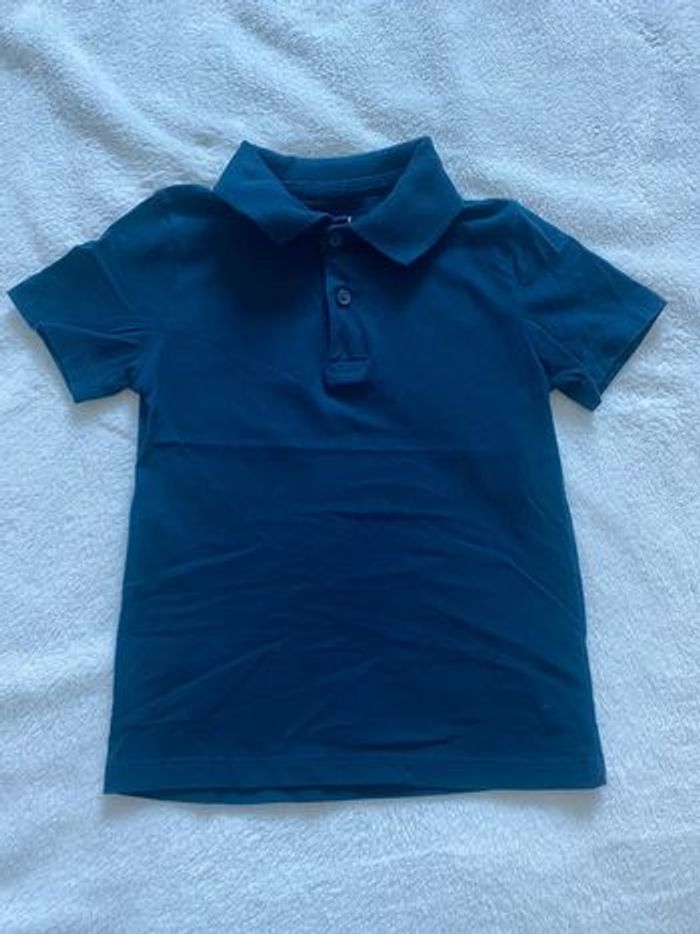 Tee-shirt/ Polo basic manches courtes marine 2-4 ans