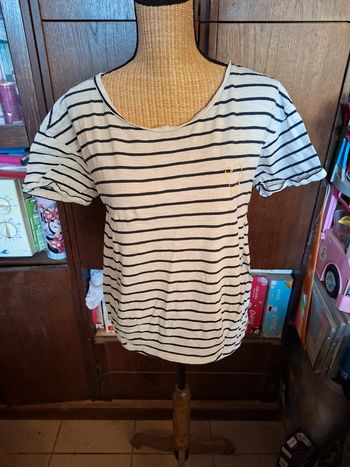 Tee-shirt marinière 38/40 kiabi