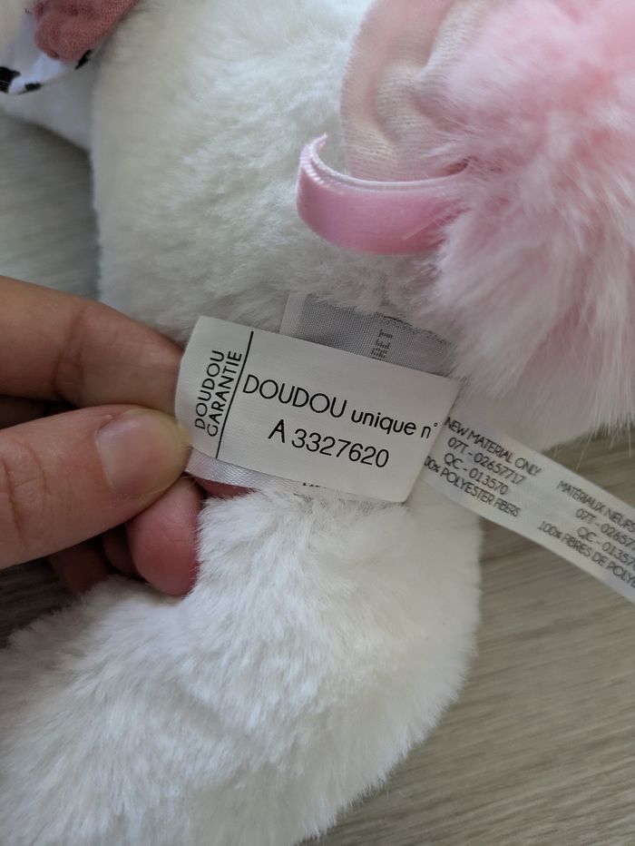 Doudou / peluche lapin - photo numéro 4