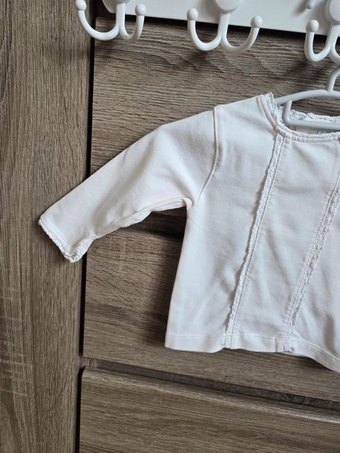 Vêtement Bébé Fille - T-shirt ML - Obaibi - 6 mois - photo numéro 2