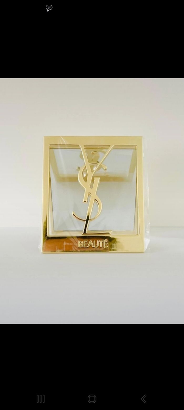 Miroir acier inoxydable gold YSL