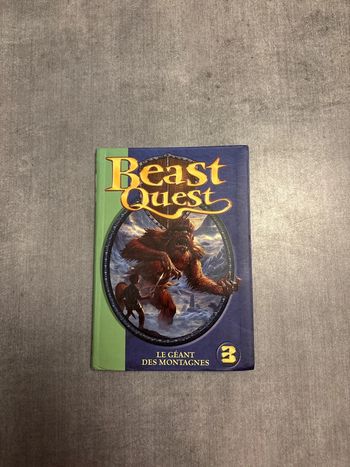 Livre la bibliothèque verte beast ouest le géant des montagnes