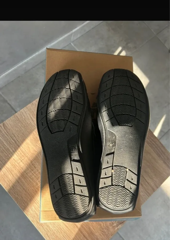 Mocassins en cuir grainé - photo numéro 2