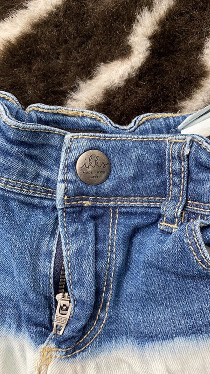 Short tie and dye jeans ikks 8 ans - photo numéro 5