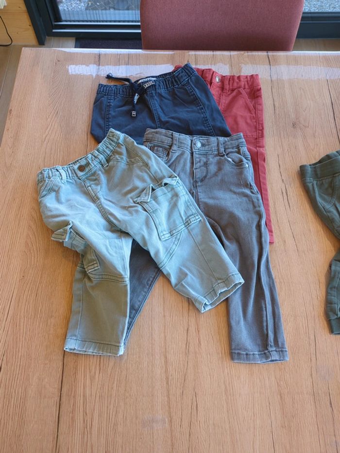 Lot de 7 pantalons 18 mois - photo numéro 2