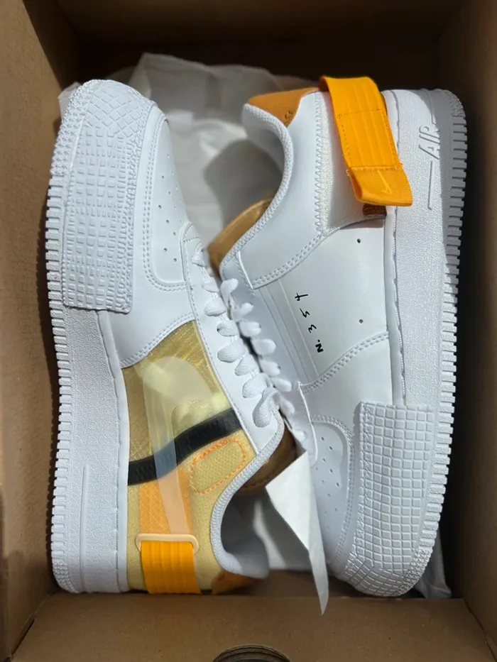 Nike air force 1 type blanche 40.5 - photo numéro 12