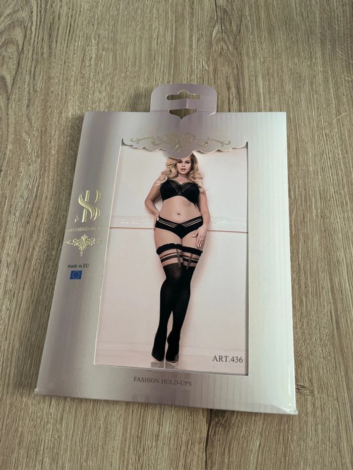 Collant sexy Ballerina’s secret taille XXL noir neuf