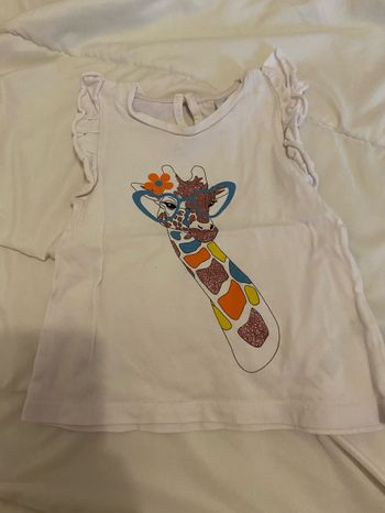 T-shirt fille 6 mois