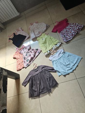 Lot de 9 robes 18 mois