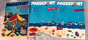 Lot de 3 cahiers «Passeport »