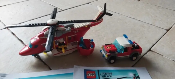 7206 - Lego city - Hélicoptère des pompiers - photo numéro 3
