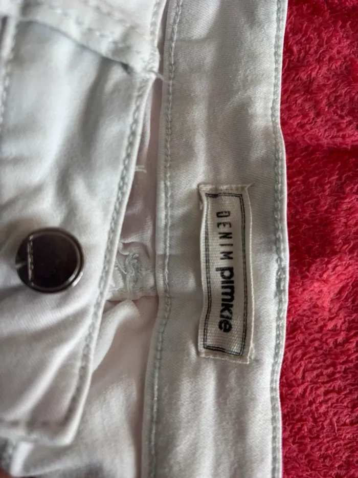 Jean blanc taille 34 - photo numéro 2