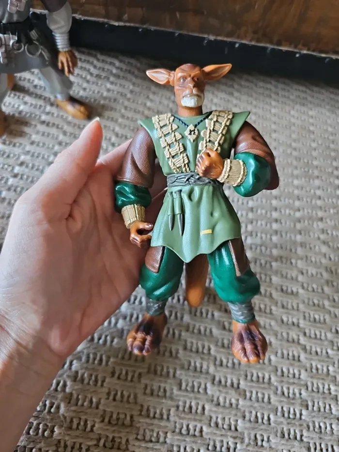 Figurine kangourou guerriers de la vertue vintage - photo numéro 6