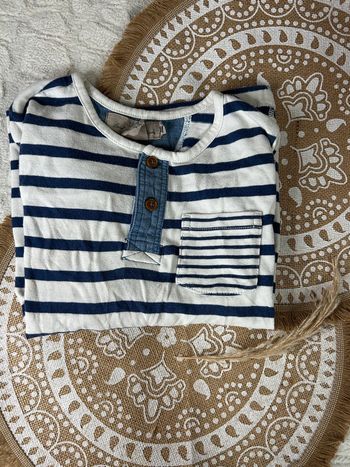 T shirt manche longue rayé