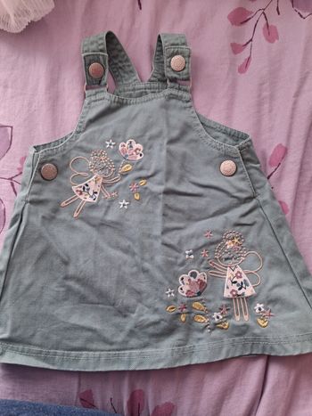 Robe fée bébé 6 mois - vert d'eau
