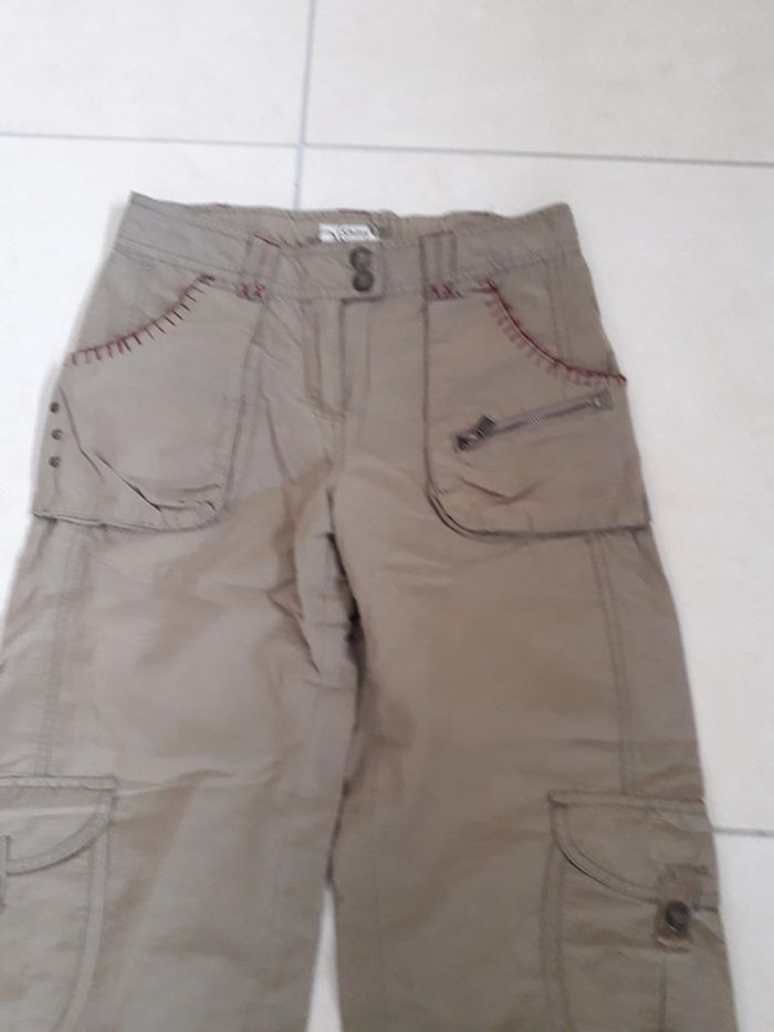 Pantalon toile doublé - 10 ans - photo numéro 3