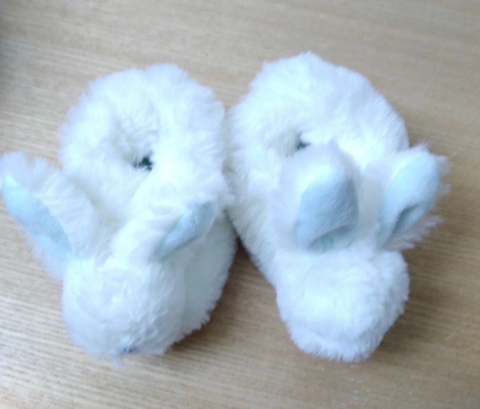 Doudou et compagnie chausson lapin tout doux grelots - photo numéro 5