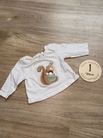 Haut bébé fille coton