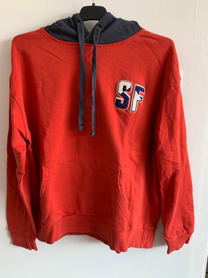 Sweat à capuche rouge Sneaker Freak SF taille L