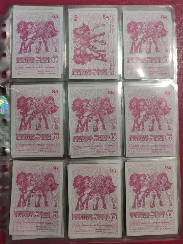Lot de 27 stickers monster high - photo numéro 3