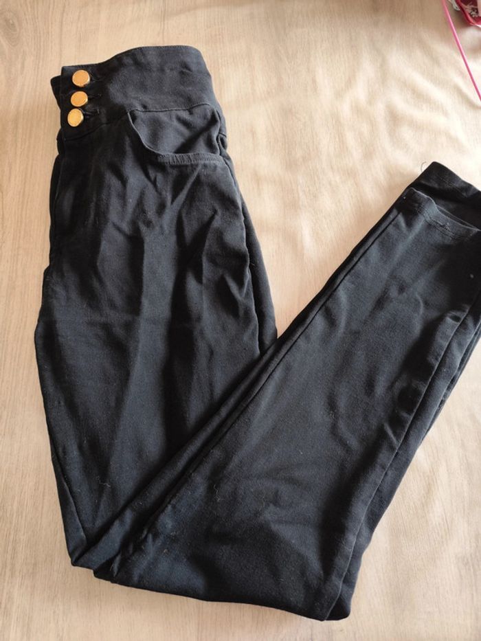 Pantalon legging taille haute slim