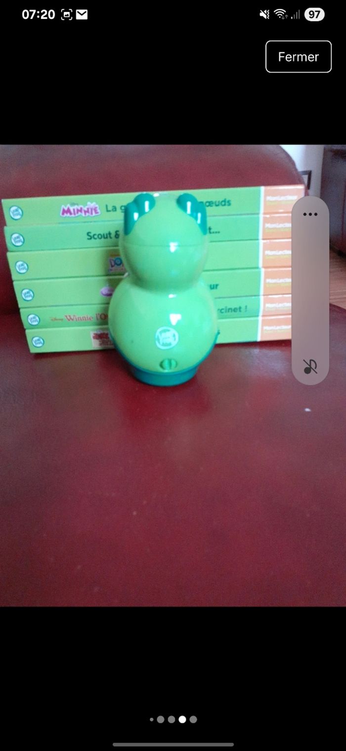 Lecteur Scout et 6 livres Leap frog - photo numéro 2