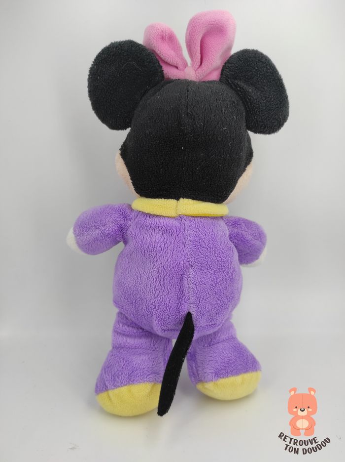 Doudou Peluche Minnie Pyjama Violet Nicotoy - photo numéro 2