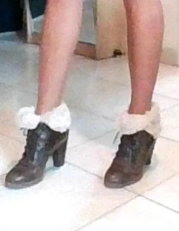 Bottines style "vintage chic"
