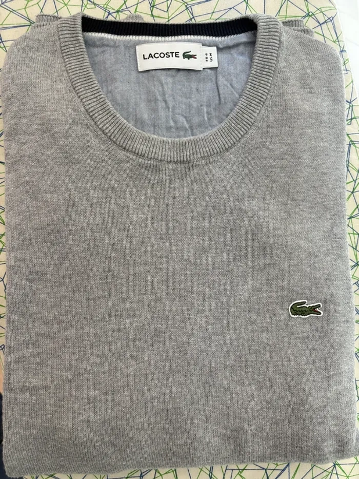 Pull col rond Lacaste FR4 M - photo numéro 4